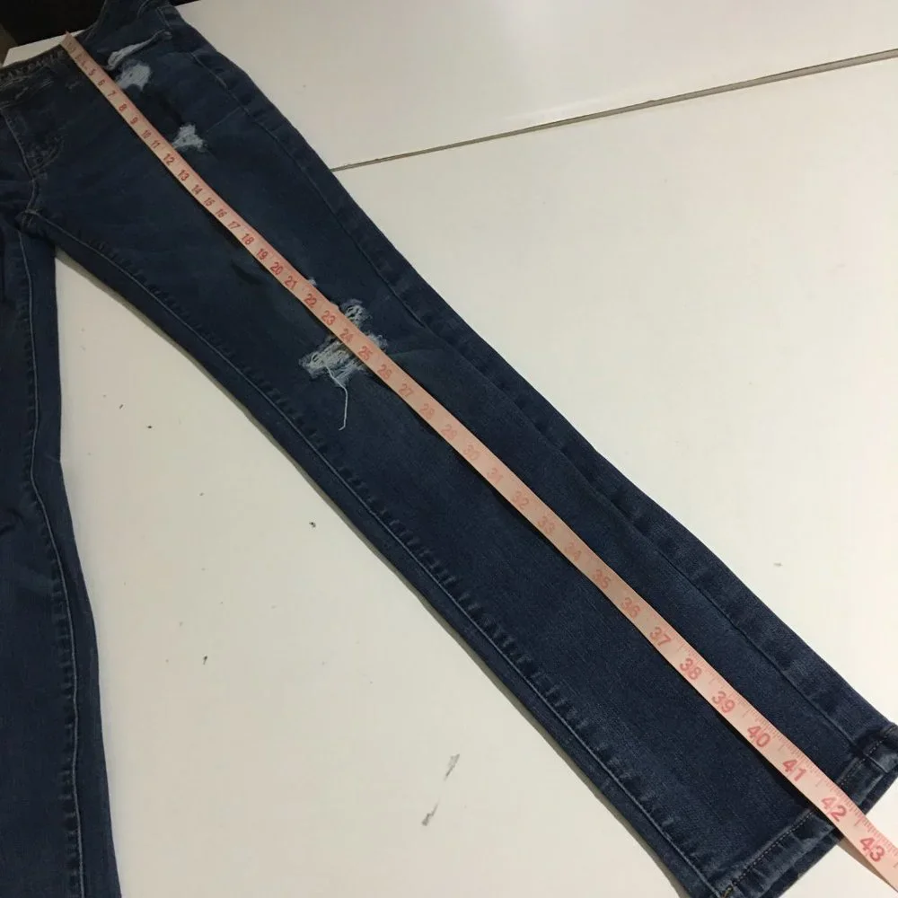 American Eagle Skinny Extreme Flex Mens Jeans Size 30x34 Distressed - Picture 10 of 10
